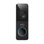 Caméra de surveillance connectée Eufy Battery Doorbell Slim 1080p extérieure Noir