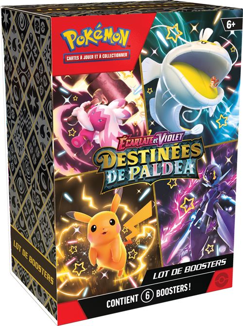 Pokemon Cartes À Collectionner Pokémon Bundle 6 Boosters Destinées De Paldea 24