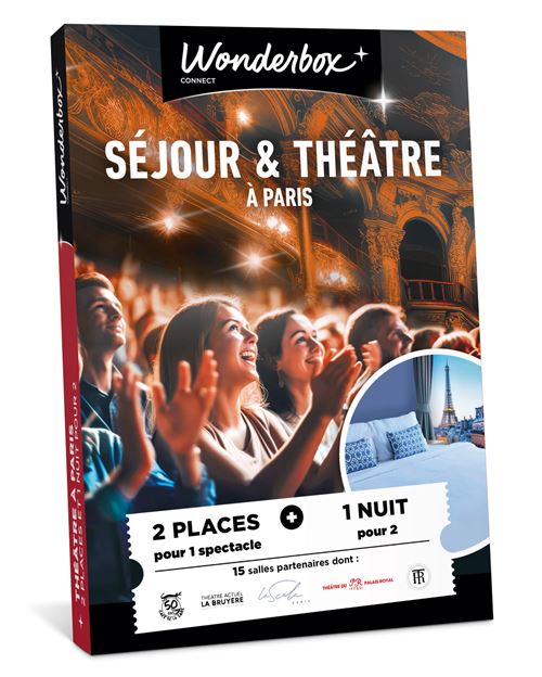 Coffret cadeau Tick nBox Séjour Spectacle à Paris