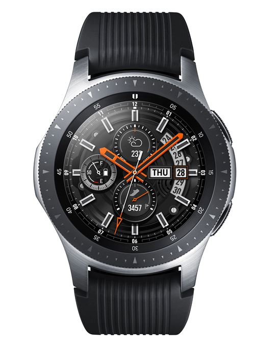 Montre connectée Bluetooth Samsung Galaxy Watch 46 mm Gris Acier