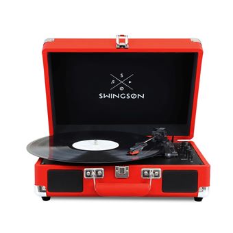 Platine vinyle Swingson On Stage BT + Rouge - 1