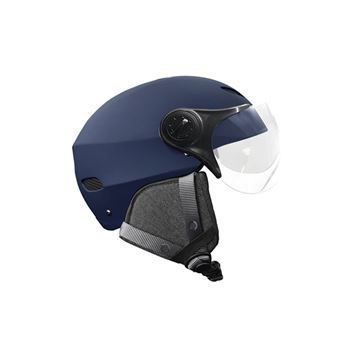 Casque de sport Yeep.Me H.30 Vision LED avec Visière Taille S/M Bleu Nuit