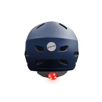 Casque de sport Yeep.Me H.30 Vision LED avec Visière Taille S/M Bleu Nuit