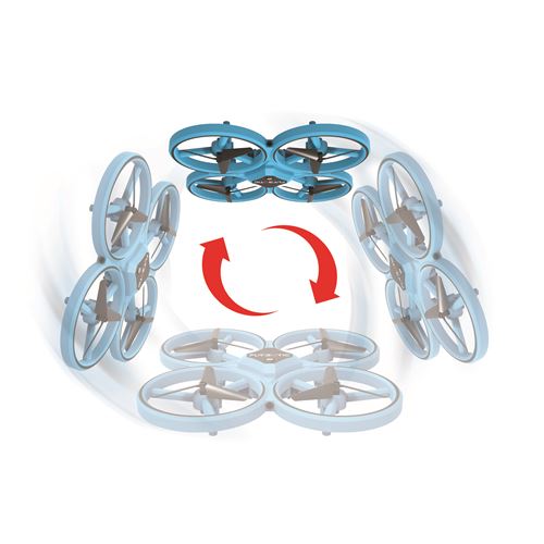Silverlit Véhicule Radio Commandé Flybotic Flashing Drone Lumineux-Double Télécommande