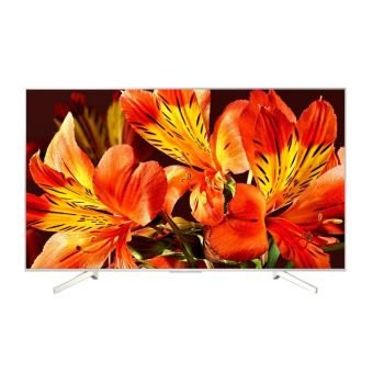 Sony KD-55XF8577 - Classe de diagonale 55" (54.6" visualisable) - BRAVIA XF8577 Series TV LCD rétro-éclairée par LED - Smart TV - Android TV - 4K UHD (2160p) 3840 x 2160 - HDR - éclairage périphérique - argent - 1