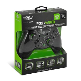 Manette Gaming avec fil Spirit of Gamer pour Xbox One Noir