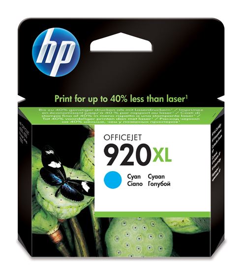 Cartouche HP 920 XL Cyan (CD972AE)