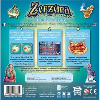 Jeu de stratégie Gigamic Zerzura : L'oasis des Merveilles