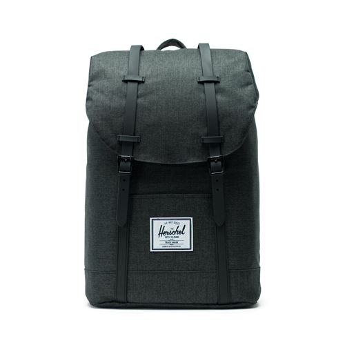 Sac à dos Herschel Retreat Crosshatch 30,48 cm Noir