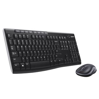 Ensemble clavier et souris sans fil Logitech MK270 noir - 1