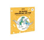 Dinos gonflables en papier à colorier Omy