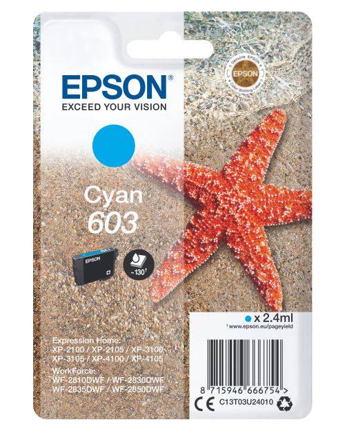 Cartouche d'encre Epson Etoile de mer cyan