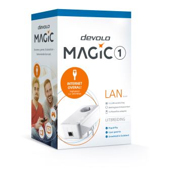 devolo Magic 1 LAN - Pont - GigE, HomeGrid - Branchement mural