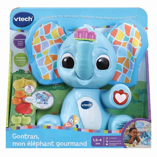 Jeu d'éveil Vtech Baby Gontran Mon éléphant gourmand