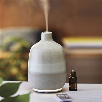 Diffuseur D'huiles Essentielles En Bois Marron - Ultrasonique Et Silencieux