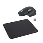 Pack Souris sans fil Logitech MX Master 3 Graphite + Tapis de souris Logitech Mouse Pad Graphite OFFERT