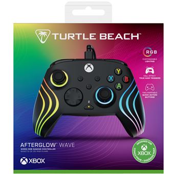 Manette filaire Turtle Beach Afterglow Wave Noir pour Xbox Series XS Xbox One et Windows