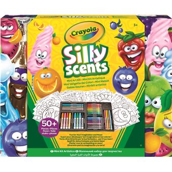 Mini kit artistique Crayola Silly Scents Feutres et crayons parfumés -  Autres jeux créatifs - Achat & prix