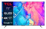 TV TCL 75C635 75'' QLED 4K UHD Smart TV Aluminium brossé 2022