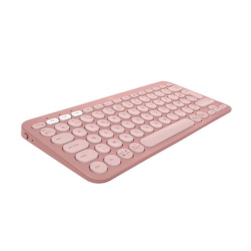 Clavier sans fil Logitech Pebble Keys 2 K380s Bluetooth Rose - Logitech
