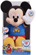 Peluche interactive sonore et lumineuse Mickey 30 cm