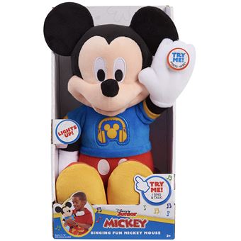 Peluche interactive sonore et lumineuse Mickey 30 cm - 1