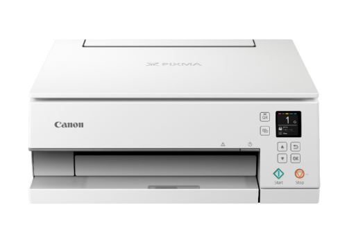 Canon PIXMA TS6351 - Imprimante multifonctions - couleur - jet d'encre - 216 x 297 mm (original) - A4/Legal (support) - jusqu'à 15 ipm (impression) - 200 feuilles - USB 2.0, Bluetooth, Wi-Fi(n) - blanc