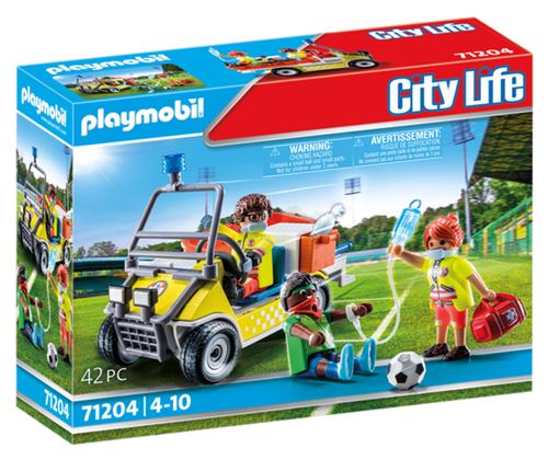 Playmobil City Life 71204 Véhicule De Secours