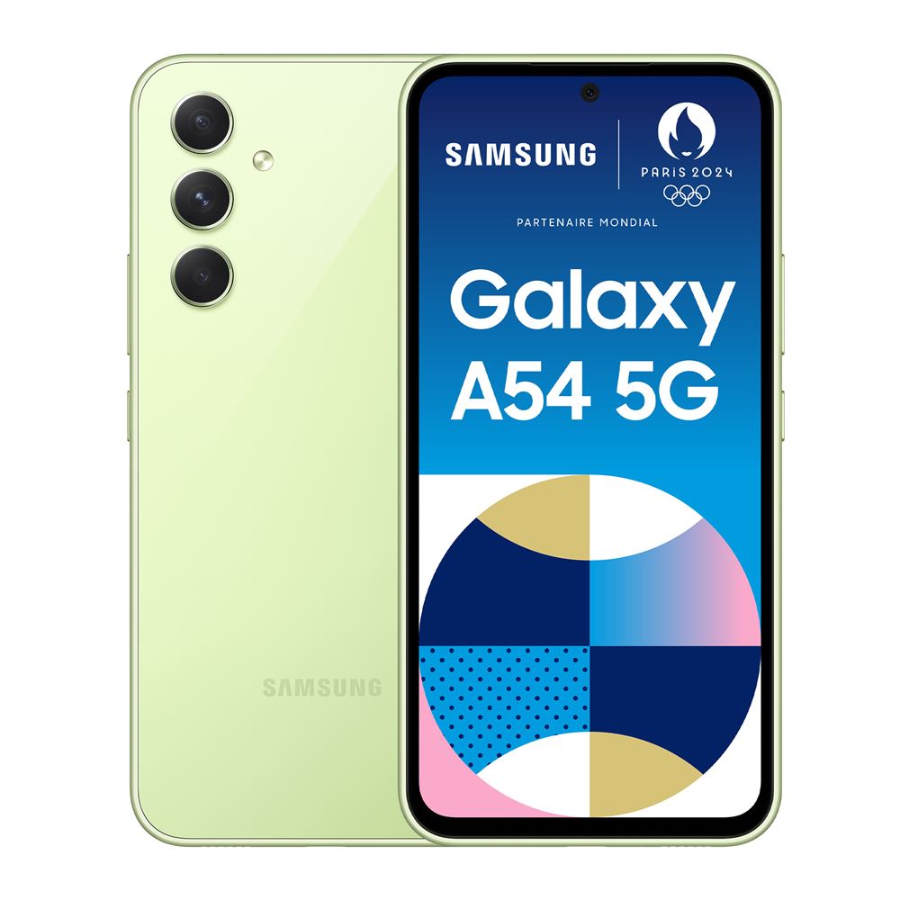 Smartphone Samsung Galaxy A54 5G Nano SIM 128 Go 6.4 Lime