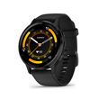 Montre connectée Garmin Venu 3 45mm boitier acier noir avec bracelet silicone noir