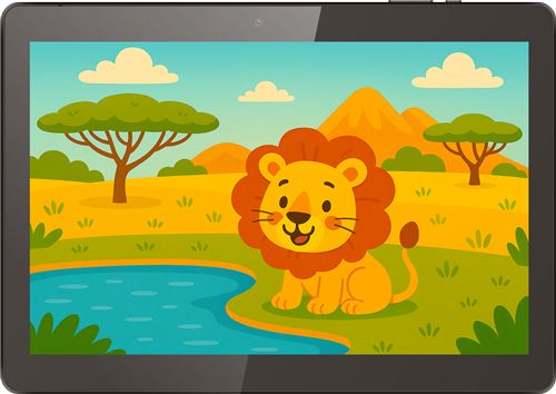 Tablette tactile Logicom Logikids Star 10,1 Wifi 64 Go Noir