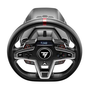 Volant de course Thrustmaster T248 Noir et Gris + Pédales magnétiques T3PM pour PC et Xbox