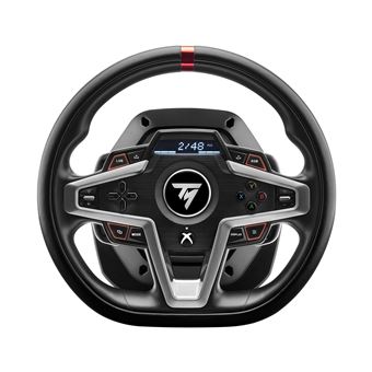 Volant de course Thrustmaster T248 Noir et Gris + Pédales magnétiques T3PM pour PC et Xbox