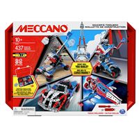 Meccano - Kit Inventions Engrenages - Coffret Construction Enfant 10 Ans+ - Avec Outils Et Perforatrice
