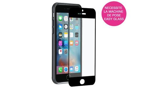 MW Case Friendly Glass - Protection d'écran pour téléphone portable - couleur de cadre noir - pour Apple iPhone 6s Plus