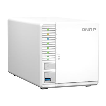 Serveur NAS Qnap TS-364-4G 3 Baies 4 Go Blanc