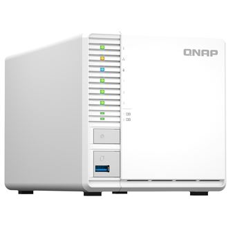 Serveur NAS Qnap TS-364-4G 3 Baies 4 Go Blanc