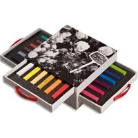 Pastel coffret de 18 carrés Conté à Paris