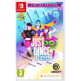 Just Dance 2026 Limited Edition Code in a box Nintendo Switch
