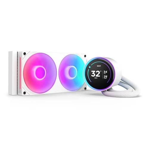 Kit Watercooling CPU NZXT Kraken Elite 240 RGB blanc
