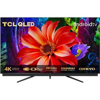 TV QLED TCL 55C815 139 cm 4K UHD Smart TV Noir et gris Reconditionné