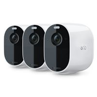 Pack de caméras de surveillance connectées Arlo Essential Spotlight intérieure-extérieure Blanc