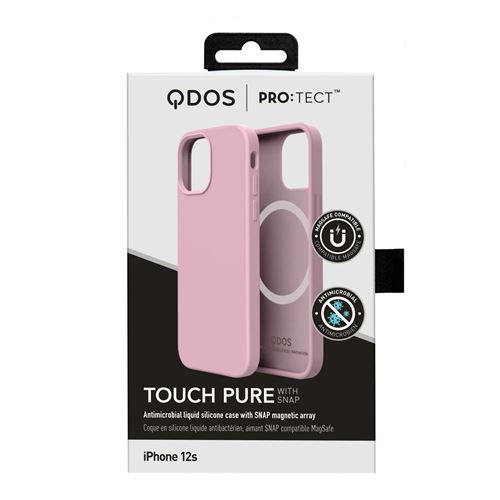 Coque de protection pour iPhone 13 Qdos Touch Pure Snap Rose