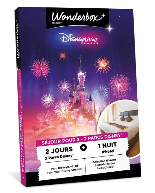 Coffret cadeau Tick nBox Disneyland Paris Séjour 2 jours 1 nuit