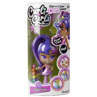 CURLIGIRLS- coffret de 2 poupées au cheveux magiques +1 animal. Tirez sur les cheveux ils frisent - Jeux - Jouets