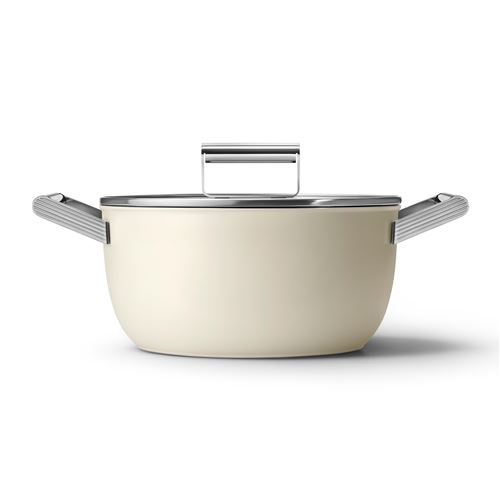 Faitout Smeg CKFC2411CRM 24 cm Crème