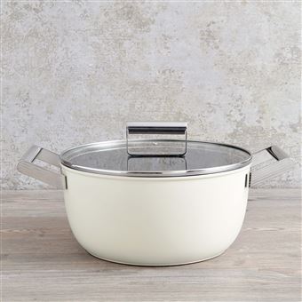 Faitout Smeg CKFC2411CRM 24 cm Crème