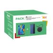 Pack Smartphone Huawei P30 Lite Double SIM 128 Go Bleu + Enceinte Bluetooth Gris + Etui folio Bleu