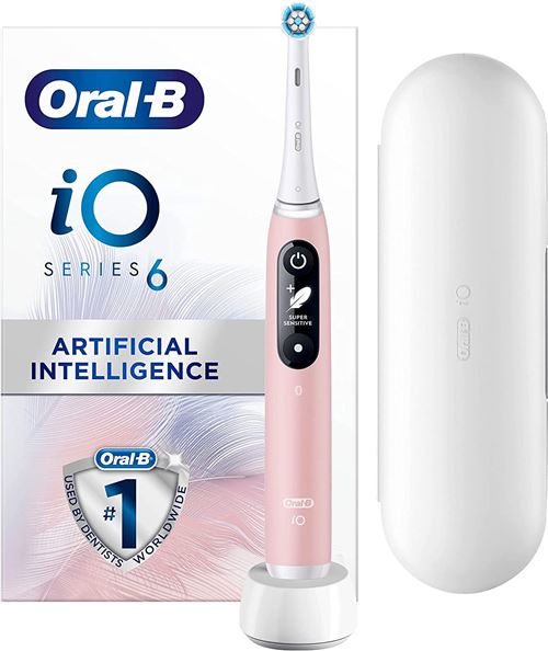 Oral-B iO Series 6 Brosse à dents éléctrique Pink Sand JAS23
