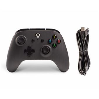 Manette Xbox One PowerA filaire Gris Anthracite